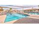 Resort-style pool with a shallow entry and shade structures at 2720 Leisure World --, Mesa, AZ 85206