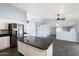 Spacious kitchen featuring granite countertops and stainless steel appliances at 19537 N 69Th Ave, Glendale, AZ 85308