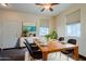 Dining room features a wood table and dark chairs at 5138 W Fulton St, Phoenix, AZ 85043