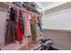 Spacious closet with ample hanging space and shelving at 1663 S Boulder St, Gilbert, AZ 85295