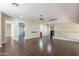 Bright and airy loft space with wood flooring, multiple doors, and a railing at 1663 S Boulder St, Gilbert, AZ 85295
