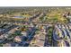 An aerial view of a neighborhood near a golf course at 1663 S Boulder St, Gilbert, AZ 85295
