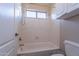 Clean bathroom with a shower/tub combo at 1663 S Boulder St, Gilbert, AZ 85295