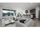Open concept living and kitchen area with modern design at 735 E Marblewood Way, Phoenix, AZ 85048
