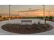 Community basketball court with a bench at 25383 W Sunland Ave, Buckeye, AZ 85326