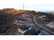 Aerial view of a residential lot in a luxury community with mountain views and nearby homes under construction at 10722 N Skyline Dr, Fountain Hills, AZ 85268