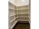 Large pantry with ample shelving for food storage at 2311 E Coconino Dr, Chandler, AZ 85249