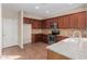 Spacious kitchen with granite countertops and modern appliances at 38318 N La Grange Ln, San Tan Valley, AZ 85140