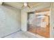 Covered patio with sliding glass door access at 222 W Brown Rd # 117, Mesa, AZ 85201
