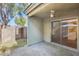 Private patio with access from the living room at 222 W Brown Rd # 117, Mesa, AZ 85201