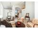 Bright living room with dining area and staircase at 6406 E Carolina Dr, Scottsdale, AZ 85254