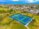 Aerial view of well-maintained tennis courts at 6406 E Carolina Dr, Scottsdale, AZ 85254