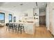 Modern kitchen with large island, breakfast bar, and expansive views at 4880 E Lone Mountain N Rd, Cave Creek, AZ 85331