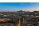 Spectacular desert and city views at sunset at 4880 E Lone Mountain N Rd, Cave Creek, AZ 85331