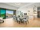 Open concept dining area with a large table and mountain views at 4880 E Lone Mountain N Rd, Cave Creek, AZ 85331