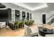 Modern bar with sleek cabinetry and stylish barstools at 4880 E Lone Mountain N Rd, Cave Creek, AZ 85331