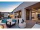 Luxury pool with expansive patio and stunning mountain views at 4880 E Lone Mountain N Rd, Cave Creek, AZ 85331