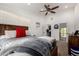 Spacious bedroom with a king-size bed and access to a loft at 1201 E Le Marche Ave, Phoenix, AZ 85022