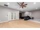 Finished basement with office and French doors at 2346 E Sanoque Ct, Gilbert, AZ 85298