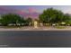 Elegant home with stone accents and a three-car garage at 2346 E Sanoque Ct, Gilbert, AZ 85298