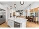 Open kitchen with large island and stainless steel appliances at 2346 E Sanoque Ct, Gilbert, AZ 85298