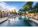 Inviting swimming pool with a spa and patio furniture at 2346 E Sanoque Ct, Gilbert, AZ 85298