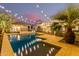 Stunning pool with spa and landscaped surrounds at 2346 E Sanoque Ct, Gilbert, AZ 85298