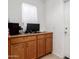 Laundry room with washer, dryer, and cabinets at 3047 S Chatsworth --, Mesa, AZ 85212