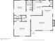 Floor plan showcasing the layout of a two-bedroom, one-bathroom home, highlighting room dimensions at 4008 N 32Nd Pl, Phoenix, AZ 85018