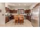 Spacious kitchen with granite countertops, stainless steel appliances, and an island at 6202 E Mckellips Rd # 141, Mesa, AZ 85215
