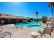 Inviting community pool with spa and lounge chairs at 5830 E Mckellips Rd # 102, Mesa, AZ 85215