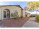 Exterior view of the property with a walkway at 8140 N 107Th Ave # 129, Peoria, AZ 85345