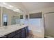 Elegant bathroom with double vanity, soaking tub, and walk-in shower at 3846 N Kings Peak --, Mesa, AZ 85215