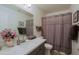 Clean bathroom with a shower/tub combo and updated vanity at 3846 N Kings Peak --, Mesa, AZ 85215