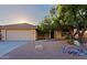 Single-story home with a two-car garage and desert landscaping at 3846 N Kings Peak --, Mesa, AZ 85215