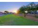 Scenic view of the golf course at sunset at 3846 N Kings Peak --, Mesa, AZ 85215