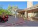 Patio area with pergola, seating, and tile flooring at 3846 N Kings Peak --, Mesa, AZ 85215