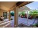 Covered patio with seating area and terracotta tile at 3846 N Kings Peak --, Mesa, AZ 85215