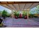 Relaxing patio with pergola, seating, and tile flooring at 3846 N Kings Peak --, Mesa, AZ 85215