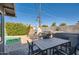 Backyard with pool, spa, and patio furniture at 8310 E Devonshire Ave, Scottsdale, AZ 85251