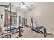 Home gym equipped with various exercise machines at 14462 W Avalon Dr, Goodyear, AZ 85395