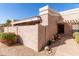Inviting exterior of a condo with a walkway and landscaping at 3030 S Alma School Rd # 12, Mesa, AZ 85210