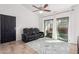 Spacious living room with sliding doors leading to a patio at 3030 S Alma School Rd # 12, Mesa, AZ 85210
