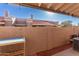 Private patio with brick pavers and partial cover at 3030 S Alma School Rd # 12, Mesa, AZ 85210