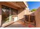 Nice size patio with sliding door access at 3030 S Alma School Rd # 12, Mesa, AZ 85210