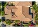 Overhead view of home's roof and backyard at 3525 N Carlton St, Buckeye, AZ 85396