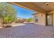 Covered patio with pavers, offering a relaxing outdoor space at 3525 N Carlton St, Buckeye, AZ 85396