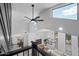 Open living area with high ceilings, lots of natural light, and modern decor at 394 E Redfield Rd, Chandler, AZ 85225