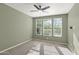 Spacious bedroom with neutral walls and ceiling fan at 731 E Verde Blvd, Queen Creek, AZ 85140