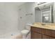 Updated bathroom with a large shower and vanity at 8106 N 31St Dr, Phoenix, AZ 85051